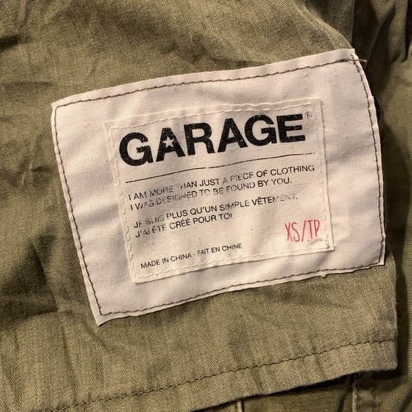 Garage Green Vest women’s xs - Picture 3 of 4